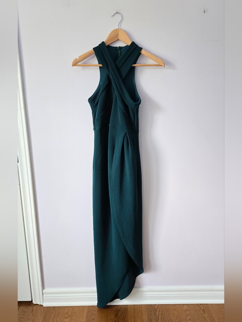 Shein Green Dress With Slit